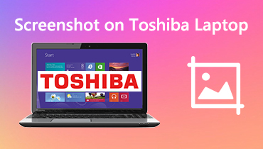 Screenshot auf Toshiba-Laptop