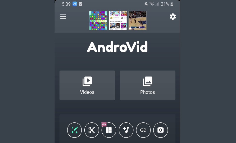 AndroVid Movie Maker für Android