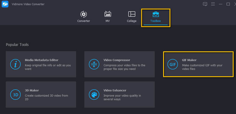 Vidmore Video Converter GIF Maker