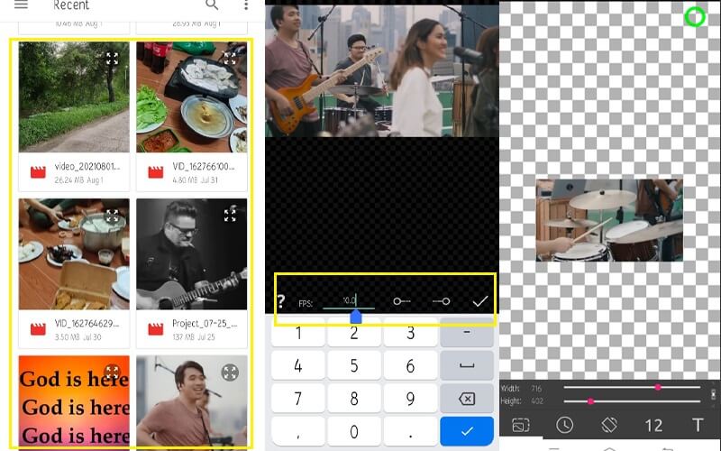 GIF Studio – Auswählen und als GIF exportieren