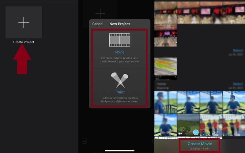 Video in iMovie hochladen