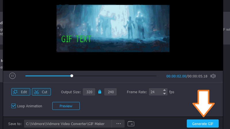 Vidmore VC – GIF erstellen