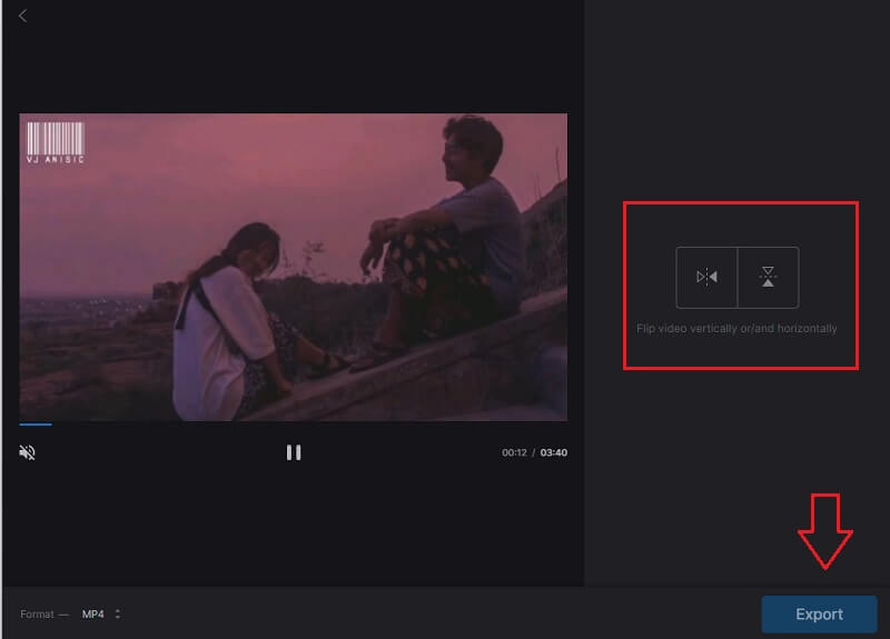 Wie man in Clideo spiegelt