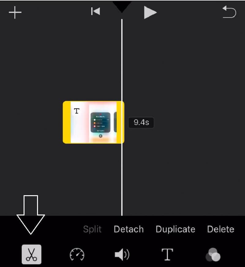 iMovie iOS‑Clip spiegeln oder drehen