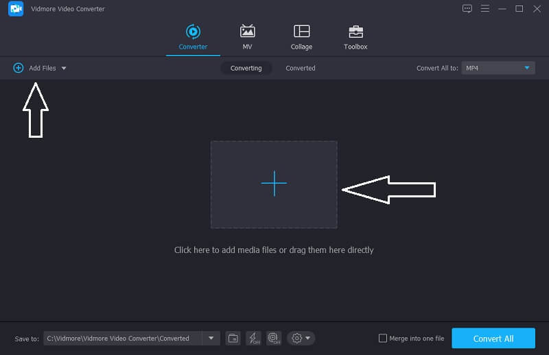 Vidmore WAV‑Datei hinzufügen