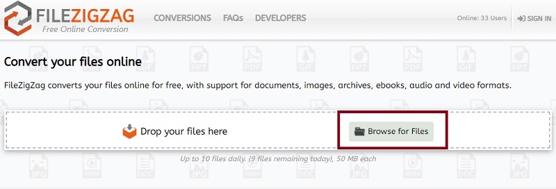 FileZigZag FLAC-Datei laden