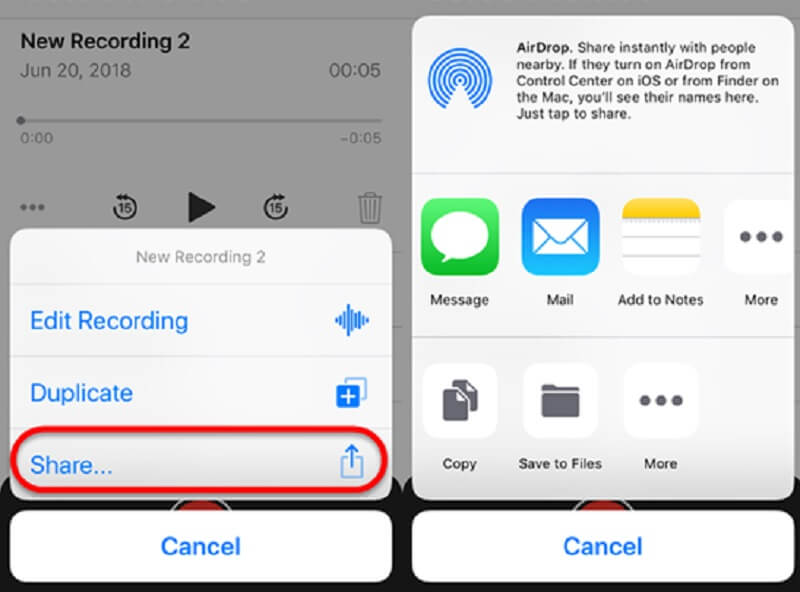 Sprachmemo als Klingelton festlegen