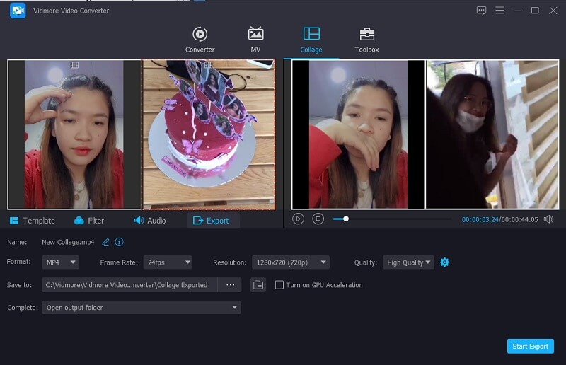 Die Vidmore-Oberfläche