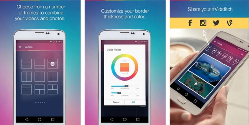 Vidstitch‑Oberflächen