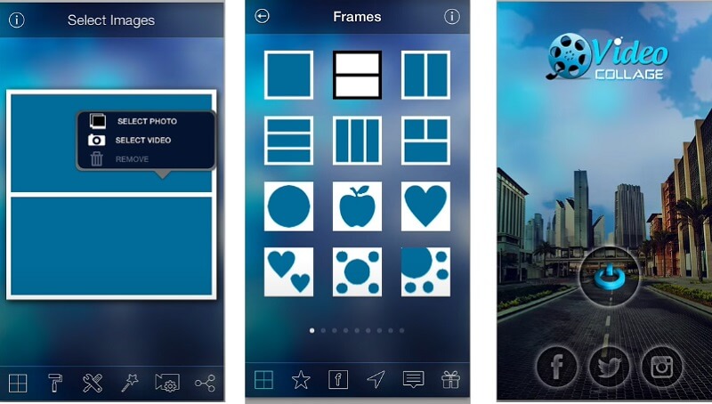 Videocollage‑Oberflächen
