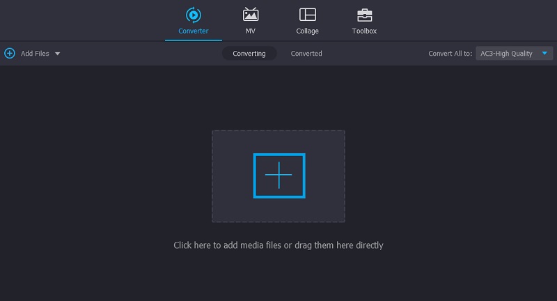 Vidmore MKA-Datei hinzufügen