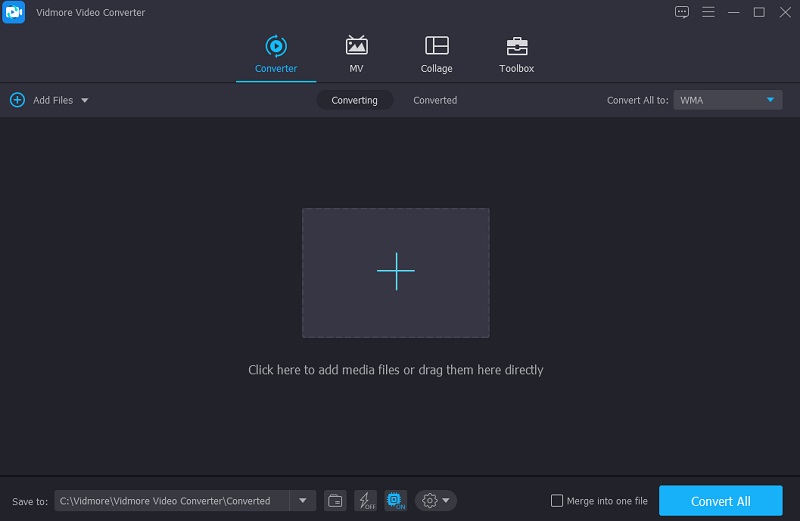 Vidmore Aufgenommene Datei hinzufügen