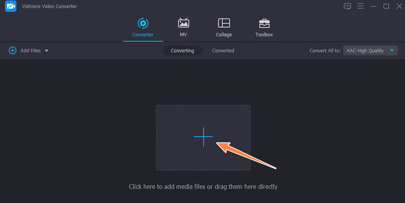 Vidmore fügt M4R-Audiodatei hinzu