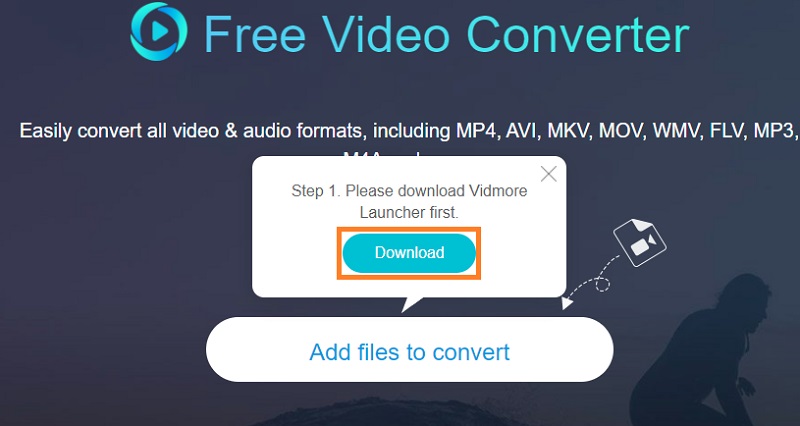 Vidmore Kostenlosen Web‑Launcher herunterladen