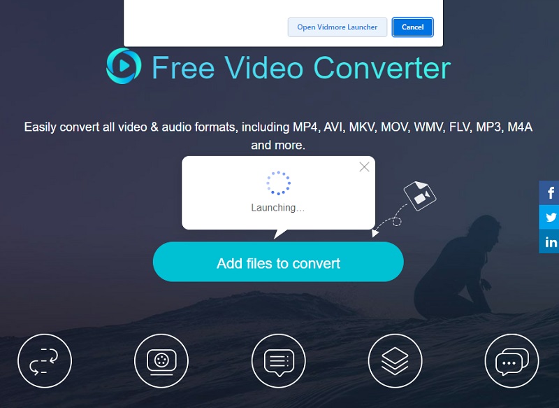 Vidmore Online Launcher starten