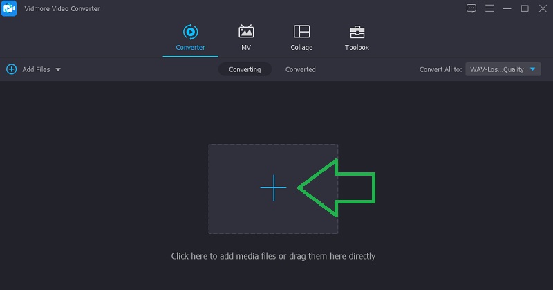 Vidmore VC AAC‑Dateien hinzufügen