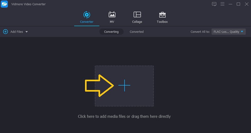 Vidmore VC Audiodatei hinzufügen