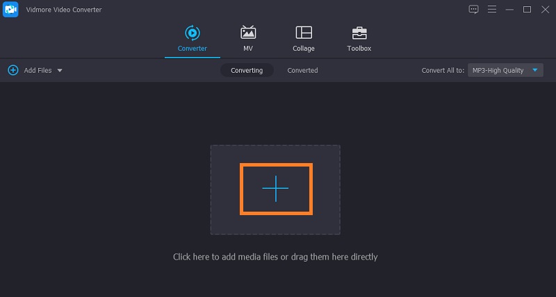 Vidmore VC – WAV‑Dateien hinzufügen