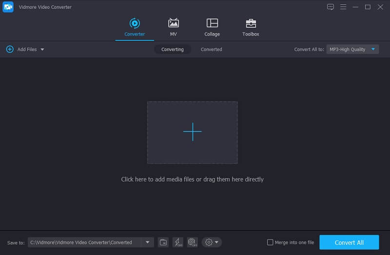 Vidmore VC Hauptoberfläche