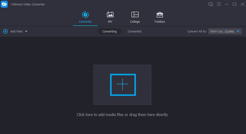 Vidmore VC M4A-Datei hochladen
