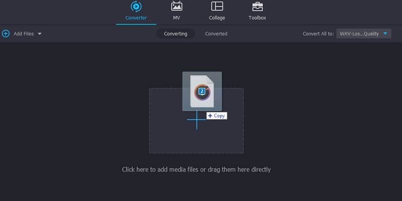 Vidmore VC M4R-Datei hochladen