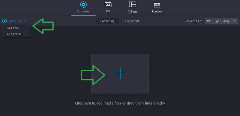 Vidmore VC M4R hochladen