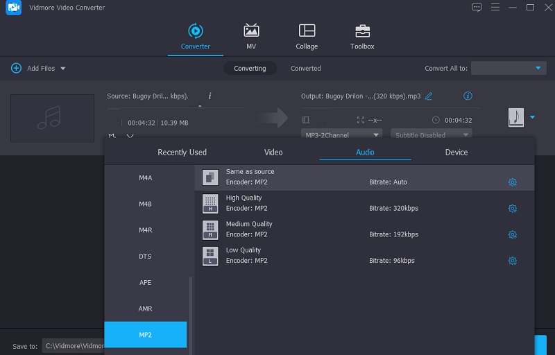 Format wählen Vidmore
