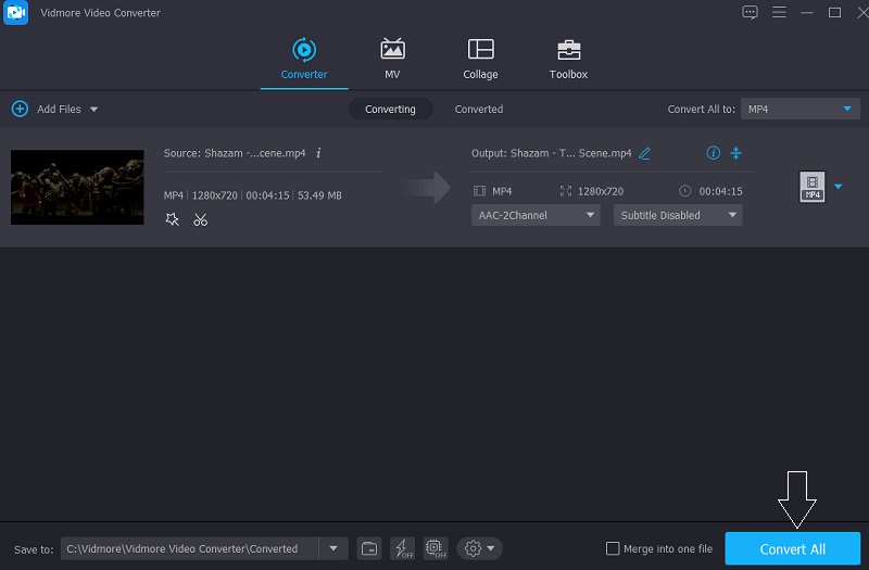 Datei in Vidmore konvertieren