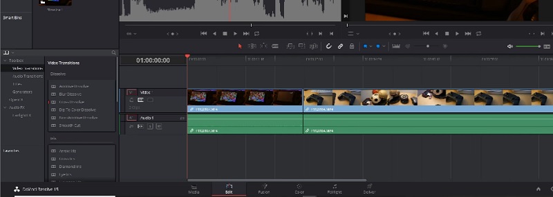 Davinci Resolve Audio bearbeiten