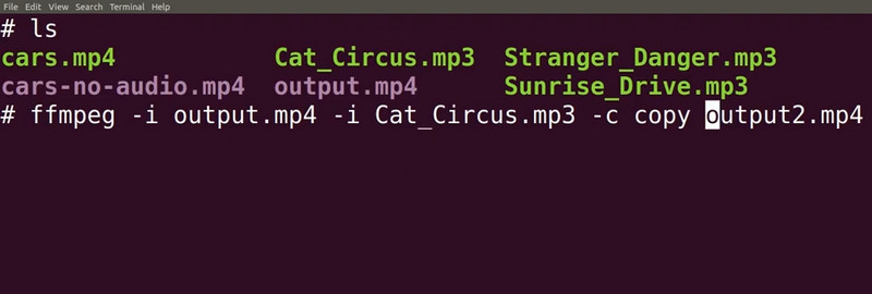 FFmpeg Video und Audio kombinieren