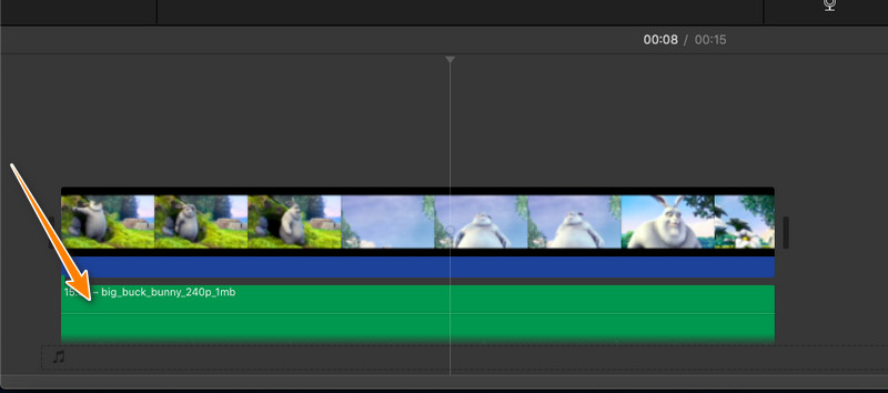 iMovie Audio löschen