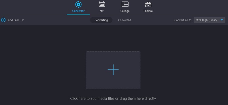 Vidmore MP4-Datei hinzufügen