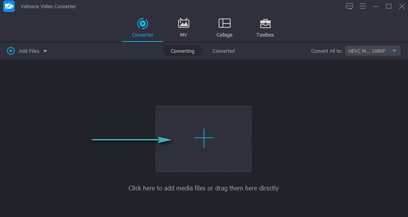 Vidmore Videoclip hinzufügen