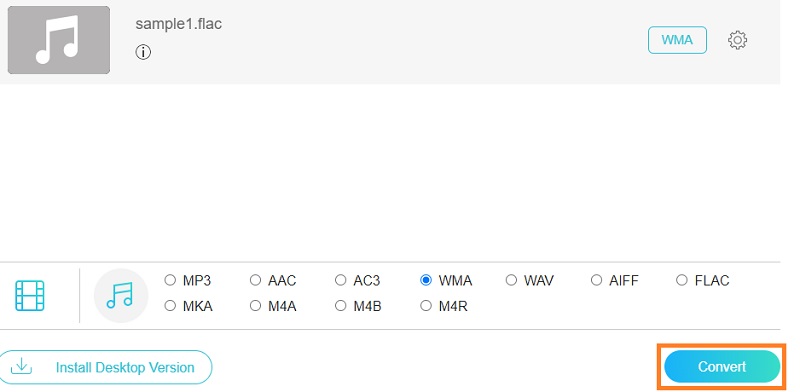 Vidmore Free Konvertierungsoberfläche