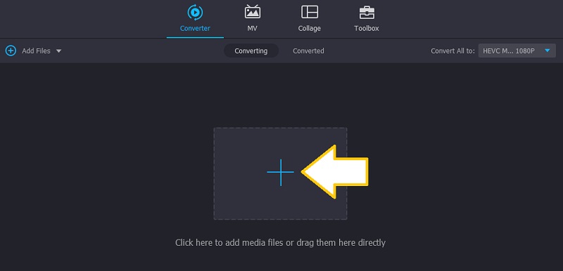 Vidmore Audiodatei hochladen