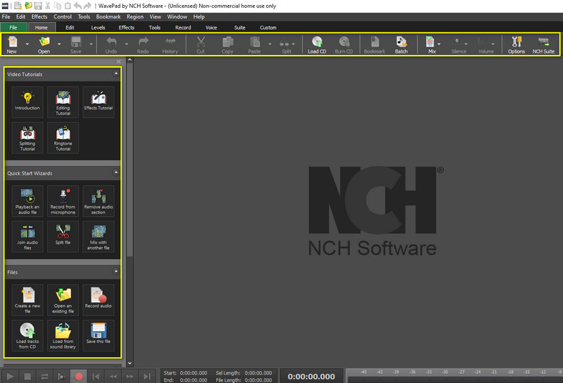 WavePad-Audiobearbeitungstools