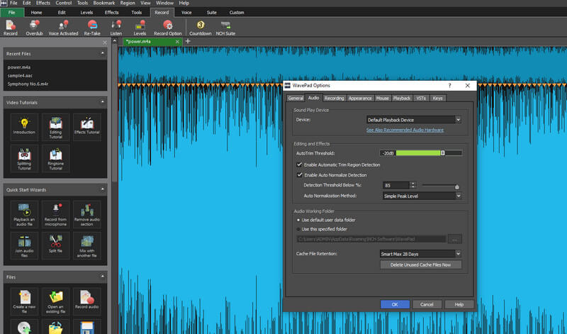 WavePad-Audiorestauration