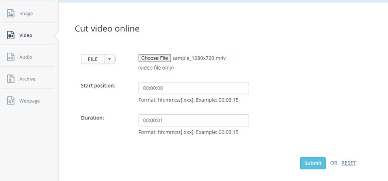 Aconvert Com M4V schneiden