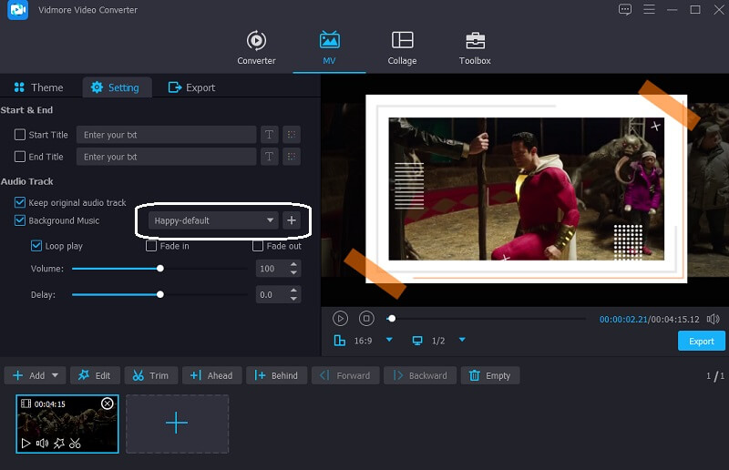 Audio zu MKV hinzufügen Vidmore