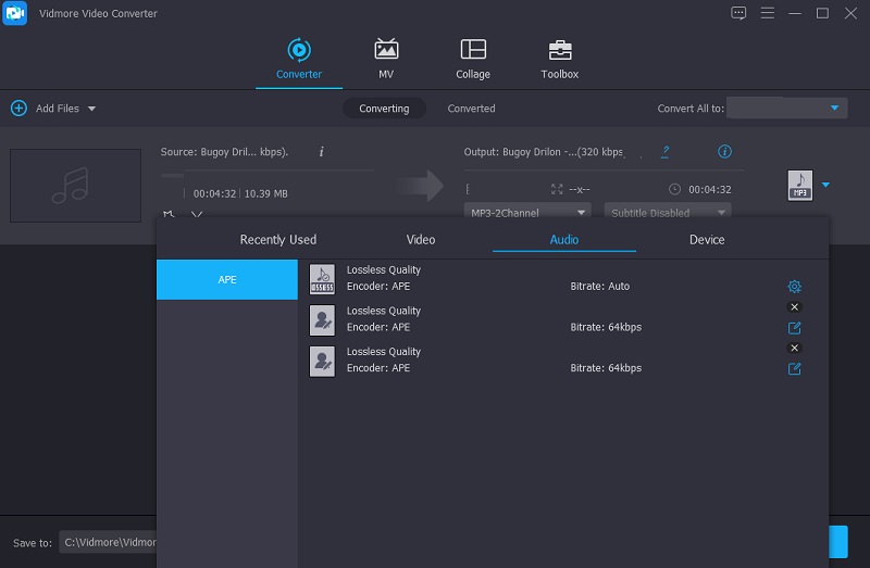 Format wählen Vidmore