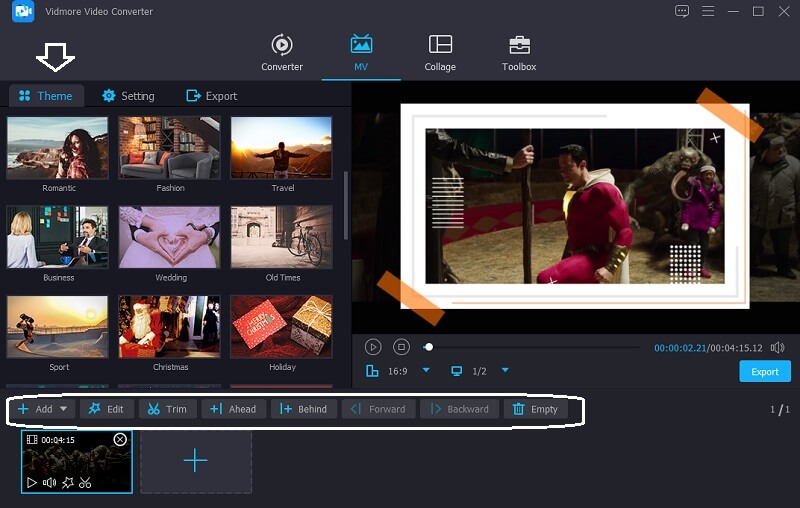 Thema wählen Vidmore