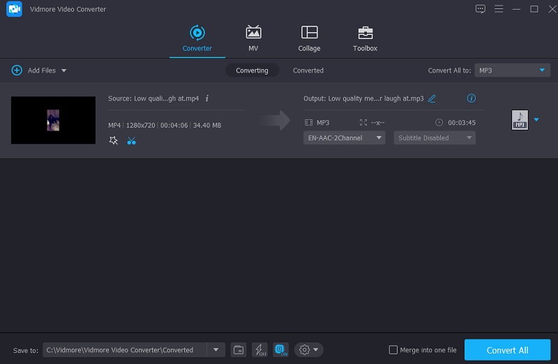 Video Clip mit Vidmore konvertieren