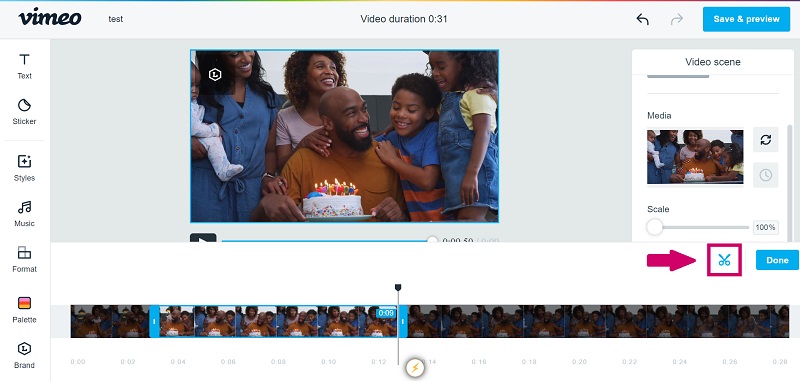 Video in Vimeo schneiden