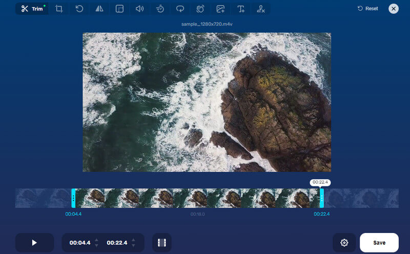 Online Video Cutter M4V schneiden