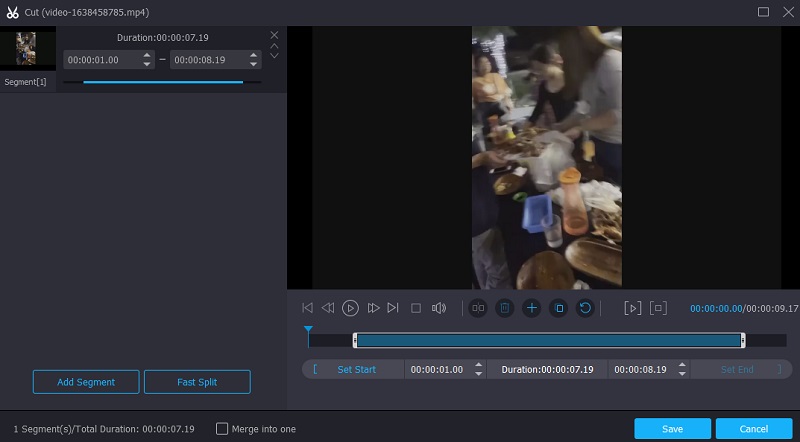 Zum Trimm‑Bereich wechseln Vidmore