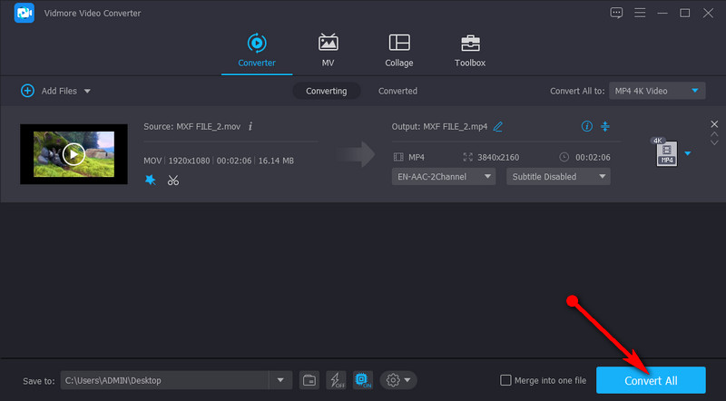 Endgültiges Video speichern