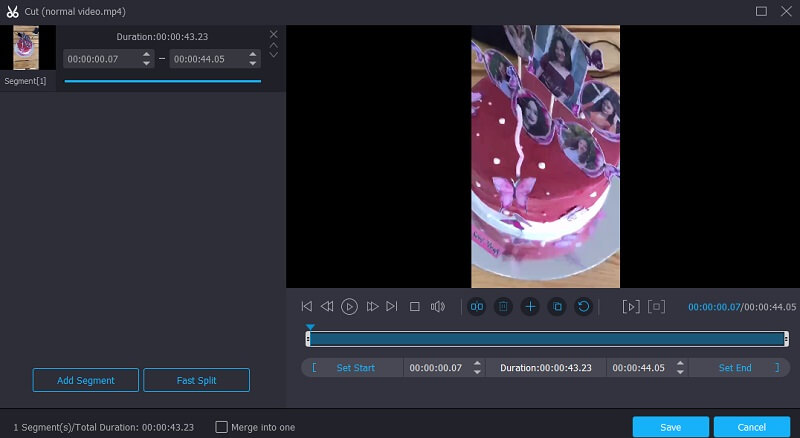 Videoclip mit Vidmore kürzen