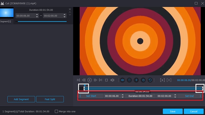 Video trimmen Vidmore