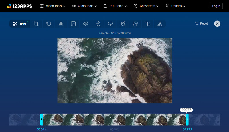 Video‑Cutter‑Oberfläche