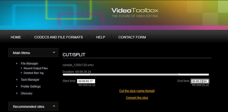 Videotoolbox WMV schneiden